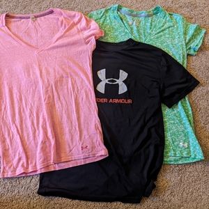 3 Medium Under Armor Shirts